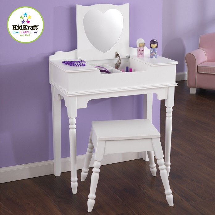 Sweetheart Vanity And Stool sweetheart vanity and stool white wooden kidkraft Sweetheart Vanity And Stool sweetheart vanity and stool white wooden kidkraft