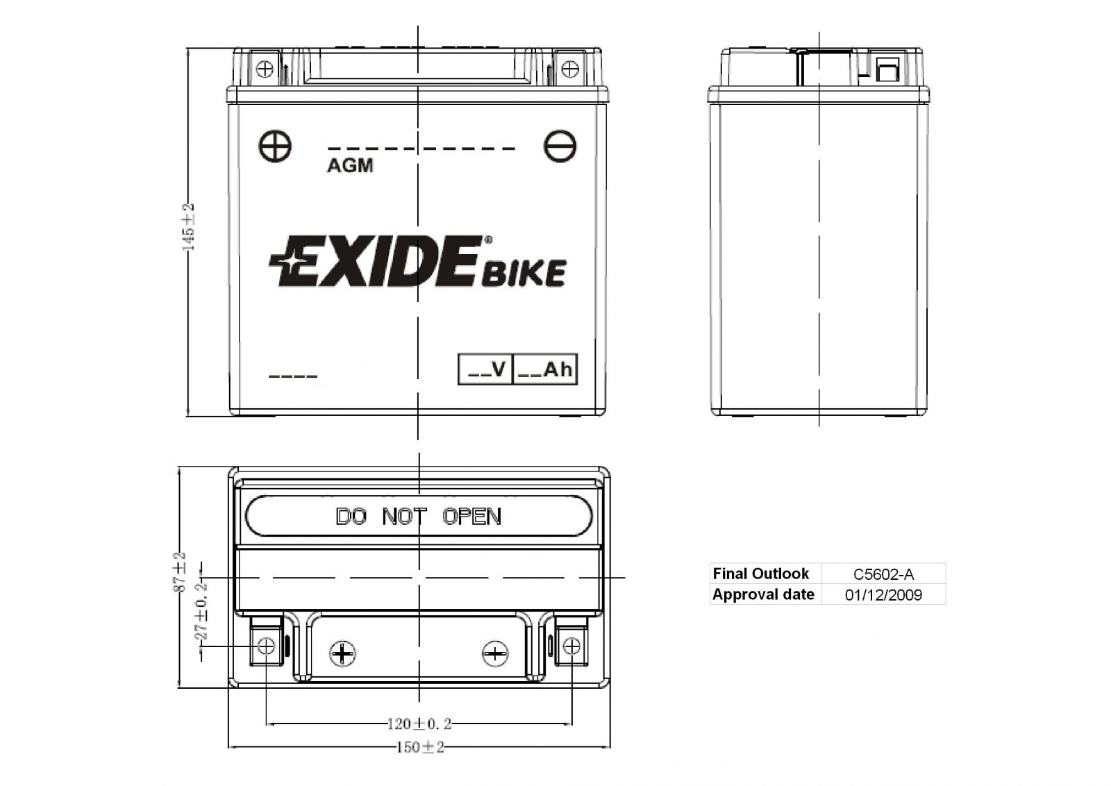 Bmw motorcycle batteries by exide