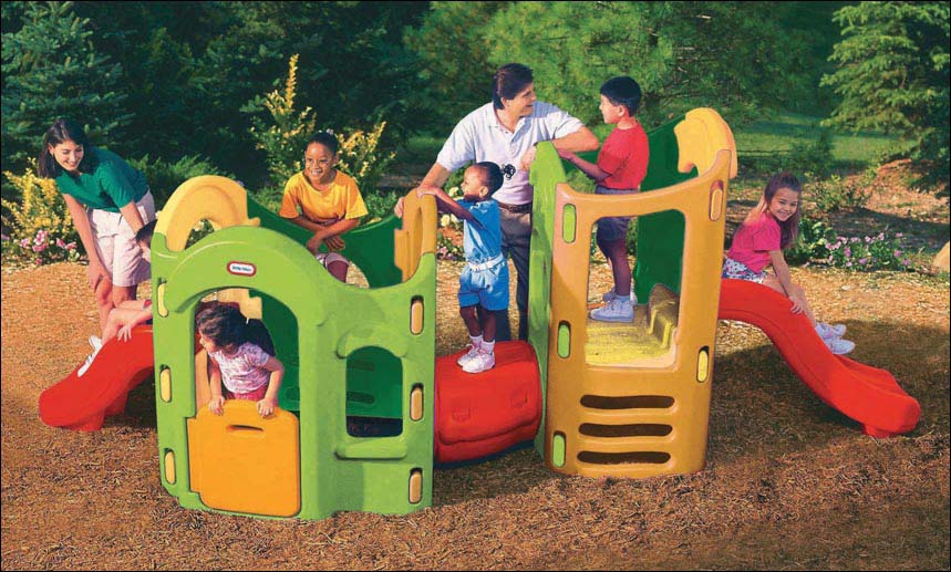 Little Tikes 8 in 1 Playground, Climbing Toys, Climbing Frames with